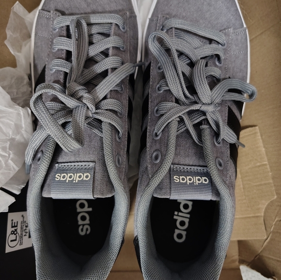 Adidas Charcoal and Black Sneakers - Picture 1 of 3